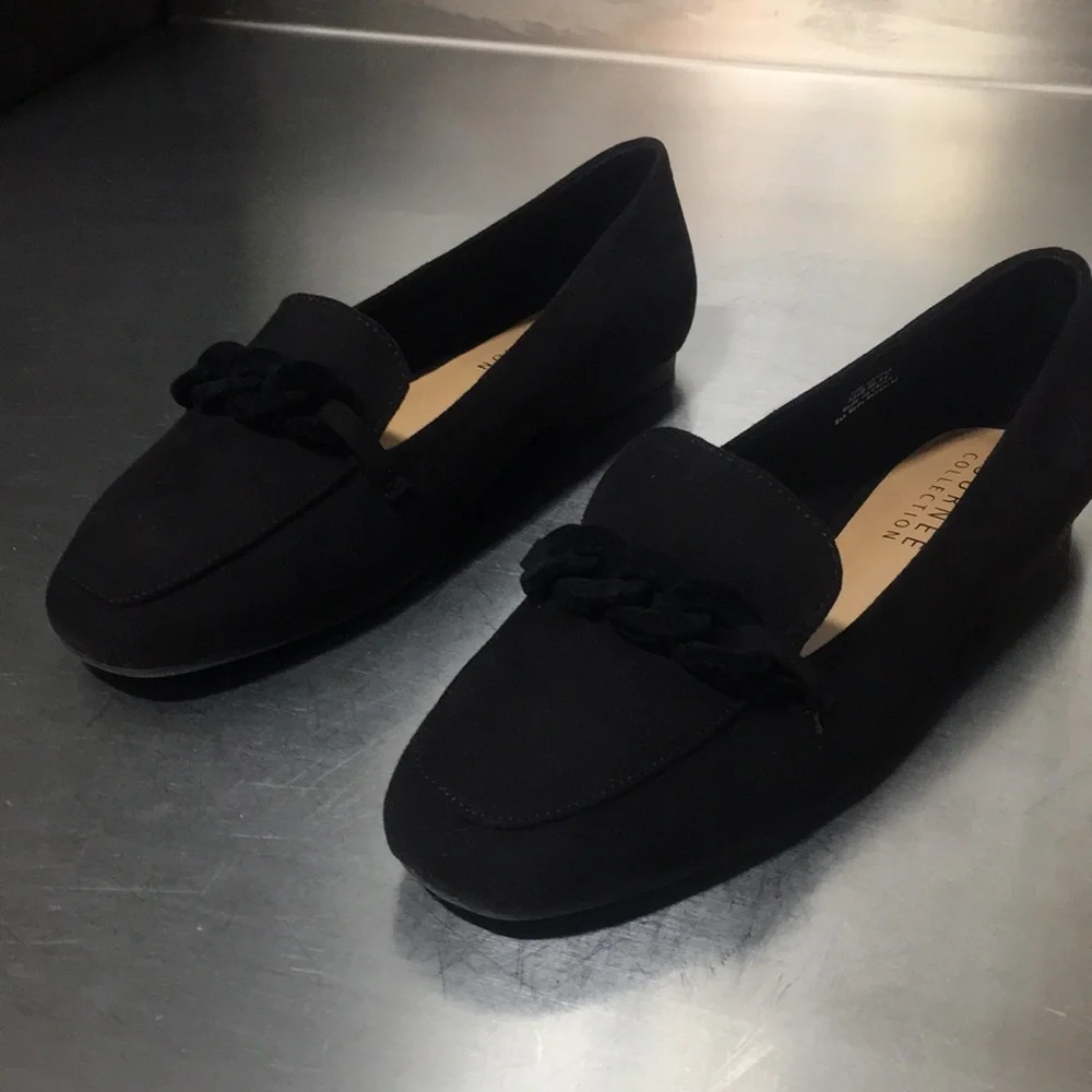 New WB Woman’s Journee Collection Elegant Black Loafers for Women - Picture 6 of 6